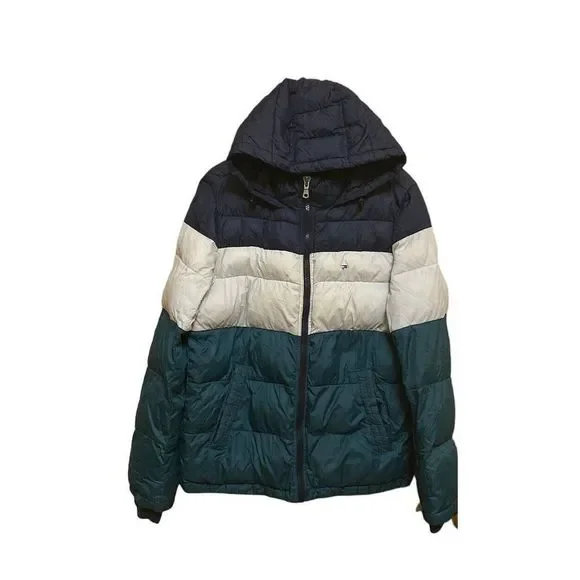Tommy Hilfiger Ultra Loft Hooded Puffer Coat Mens M Tommy Hilfiger